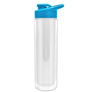 Frost Flow Insulated Bottle with Drink-Thru Lid and Full-Color Paper Insert - 16 oz.