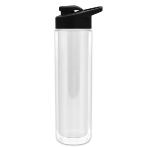 Frost Flow Insulated Bottle with Drink-Thru Lid and Full-Color Paper Insert - 16 oz.