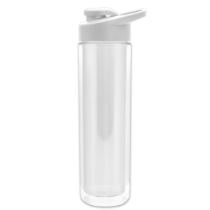 Frost Flow Insulated Bottle with Drink-Thru Lid and Full-Color Paper Insert - 16 oz.