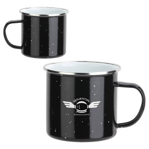 Campfire Enamel Iron Coffee Mug 16 oz