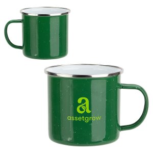 Campfire Enamel Iron Coffee Mug 16 oz