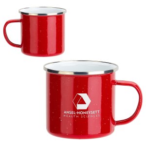 Campfire Enamel Iron Coffee Mug 16 oz