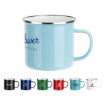Campfire Enamel Iron Coffee Mug 16 oz