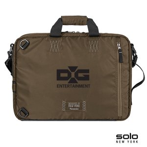 Solo New York Zone Briefcase Backpack Hybrid