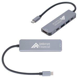 USB-C Multiport Hub with HDMI and Fast Charge