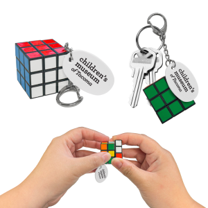 Rubik's Cube Style Keychain