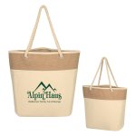 Seaside Canvas Rope Tote
