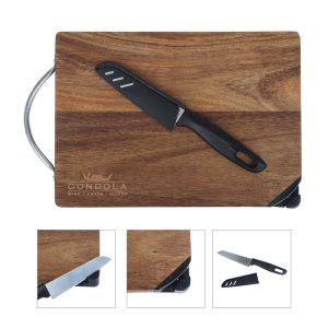Savannah Chopping Board and Knife