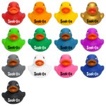 Colorful Squeezable Rubber Duck