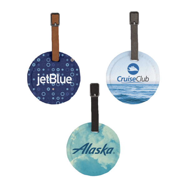Circle the World Felt Luggage Tag