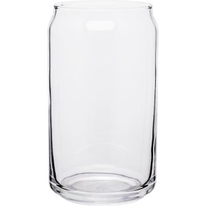 Clear Soda Can Shaped Glass 16 oz