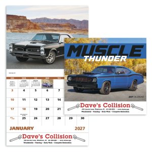 Muscle Thunder - Stapled Calendar