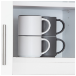 Stack & Sip Matte White Mug 16 oz