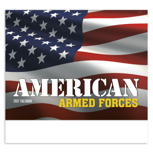 American Armed Forces - Stapled Calendar