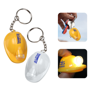 Mini Hard Hat Light Keychain