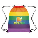 Color Burst Drawstring Backpack