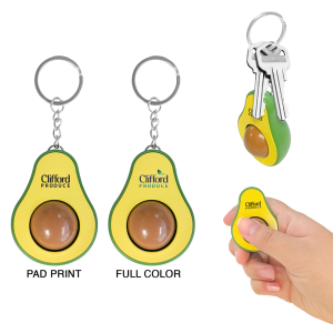 Pit Stop Avocado Fidget Keychain