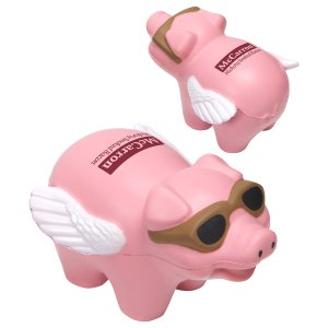 Pig with Wings Stress Ball