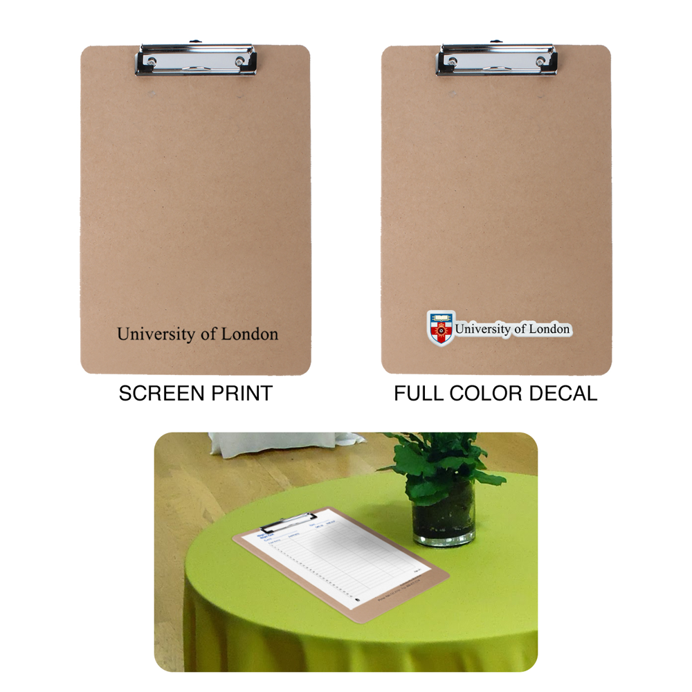 Letter Size Wooden Clipboard