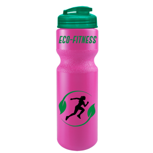 Traveler Bike Bottle with Flip-Top Lid (Colors) - 28 oz.