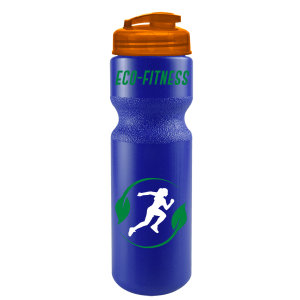 Traveler Bike Bottle with Flip-Top Lid (Colors) - 28 oz.