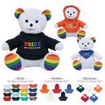 6" Rainbow Bear Plush