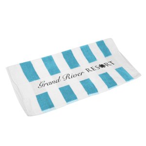 Shoreline Stripes Cotton Beach Towel