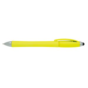 Neon Barrel Highlighter Pen with Stylus
