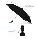 42" totes 3 Section Auto Open Umbrella