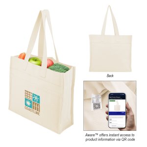 Aware 4 Oz. Recycled Cotton Tote Bag
