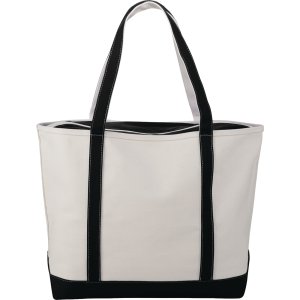 Tall Traveler 24oz Canvas Zipper Tote