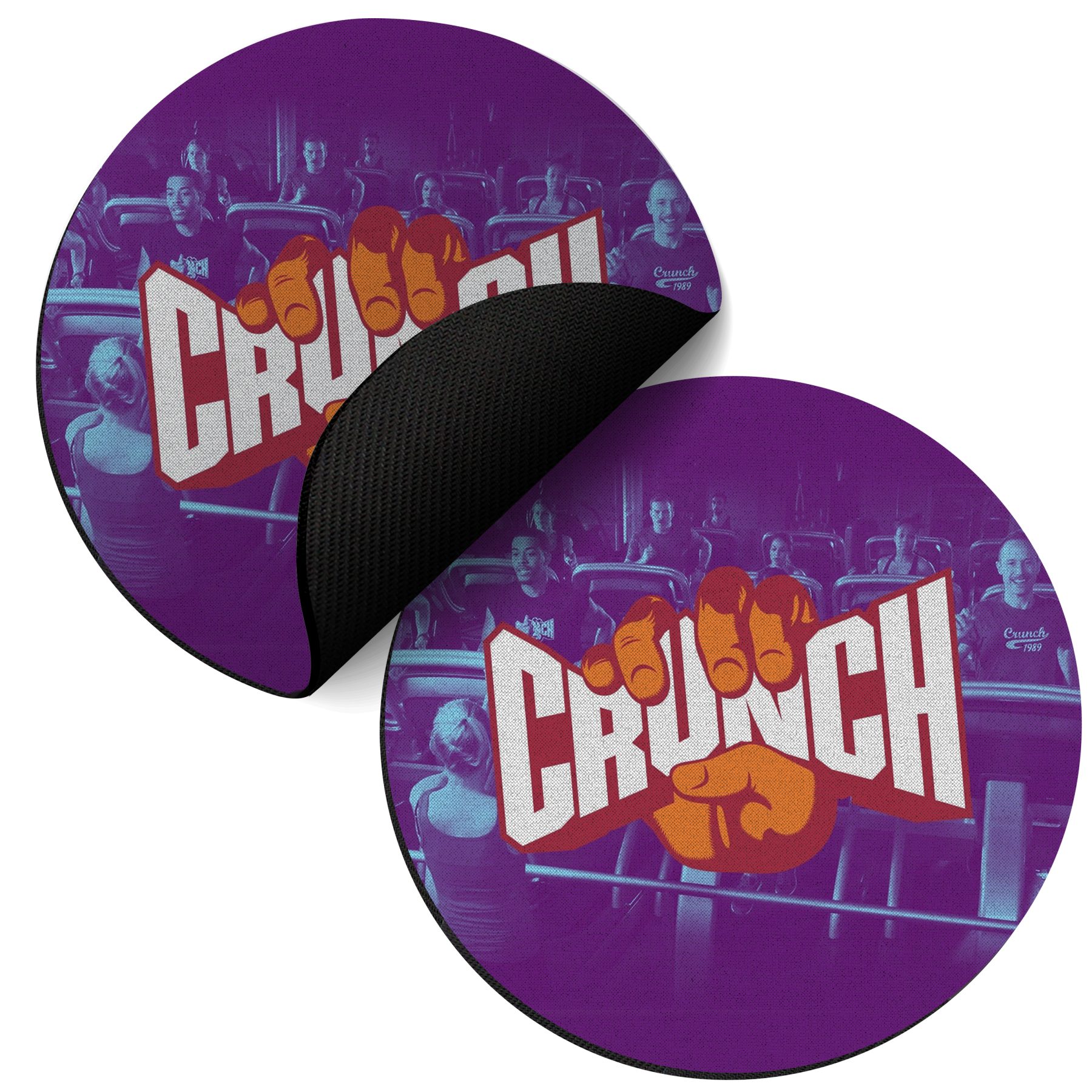 Round Microfiber Mousepad & Screen Cleaner