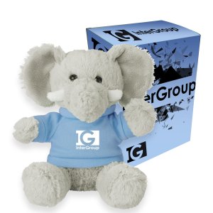 6" Trunk Up Elephant Stuffed Animal