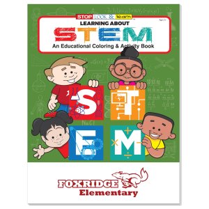 Learning About STEM Coloring Book