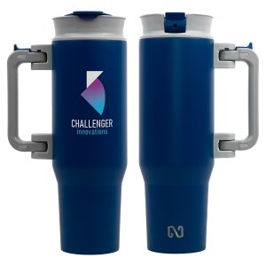 NAYAD Genesis 40 oz Stainless Steel Double-Wall Vacuum Insulated Mug with Foldable Handle
