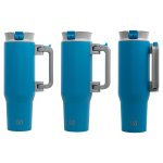 NAYAD Genesis 40 oz Stainless Steel Double-Wall Vacuum Insulated Mug with Foldable Handle