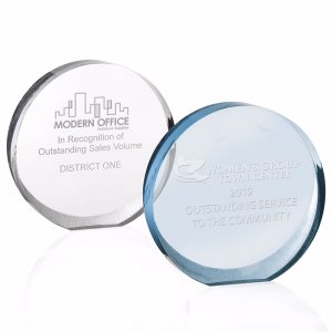 Luna Round Acrylic Award