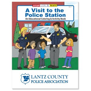 A Visit to the Police Station Coloring Book