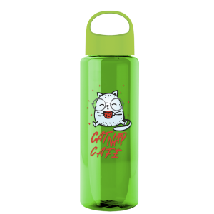 Chugger Bottle with Oval Crest Lid - 32 oz.