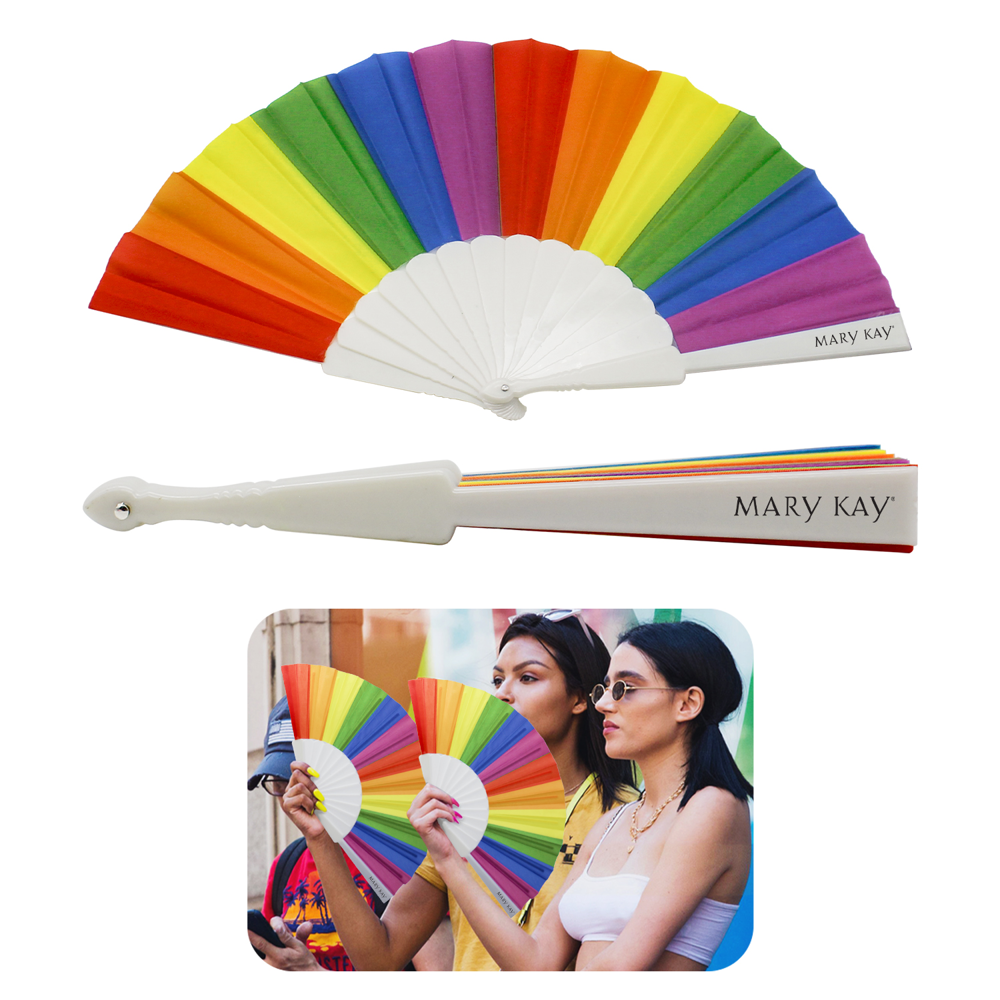 Rainbow Fan in Hand