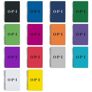 Translucent Cover Spiral Notebook 5.5" x 7"