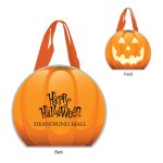 Reflective Jack-O-Lantern Halloween Tote Bag