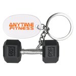 Mini Muscle Dumbbell Keychain