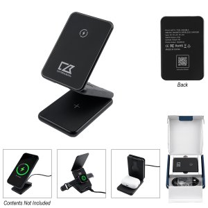 Cutter & Buck 3-In-1 Magnetic Wireless Charger