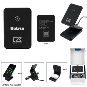 Cutter & Buck 3-In-1 Magnetic Wireless Charger