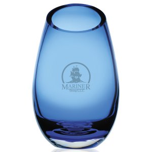 Skyline Blue Vase
