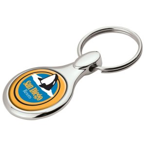 Chrome Dome Keyring