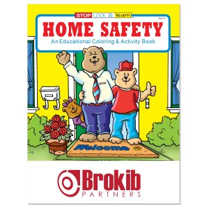 Home Safety Coloring Book