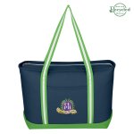 RECYCLED NAVY/LIME GREEN