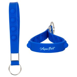 Poppy Pop Stress Keychain